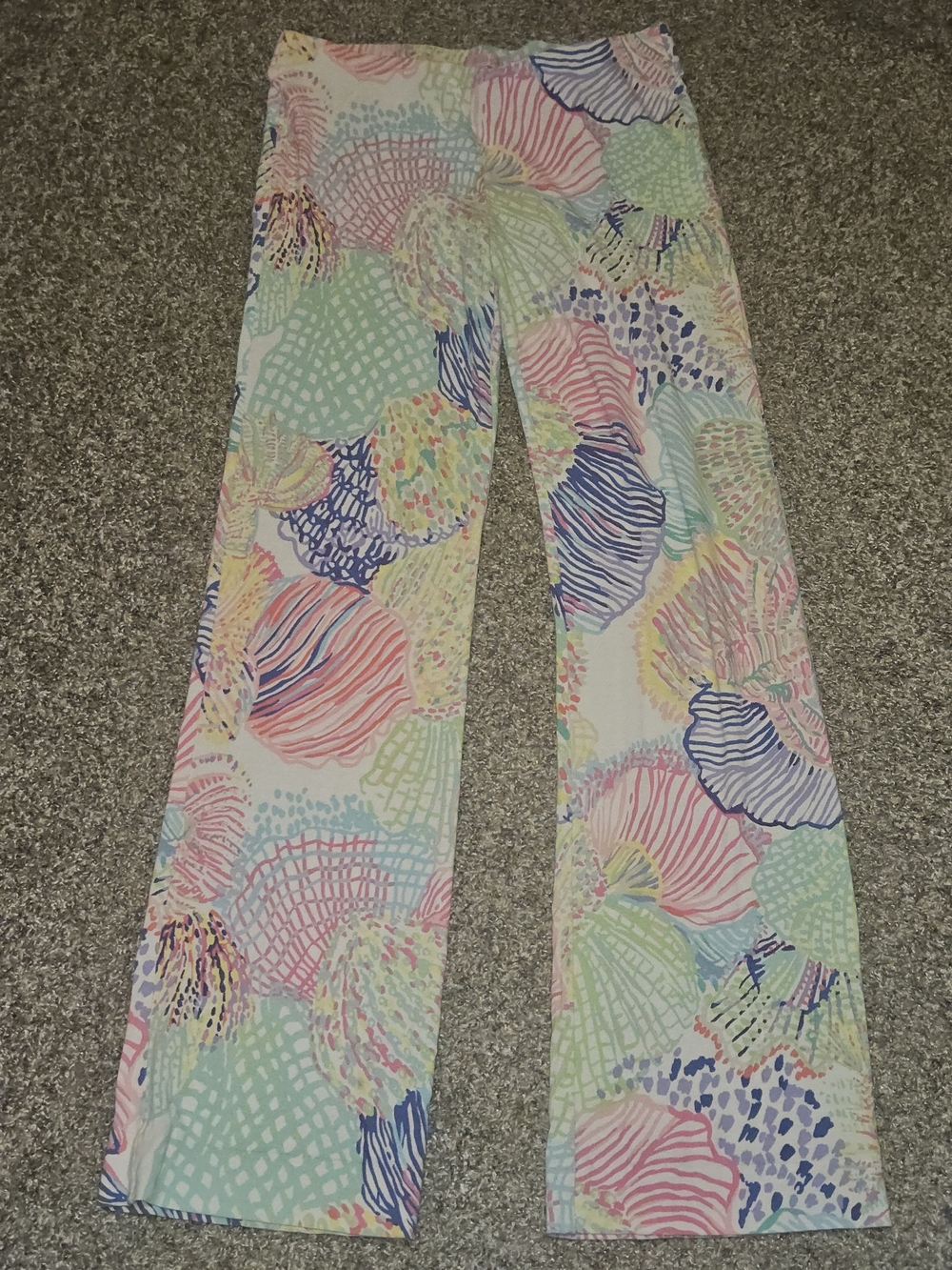 Lilly Pulitzer Womens Size S Georgia May Palazzo Pant "Roar of the Sea"